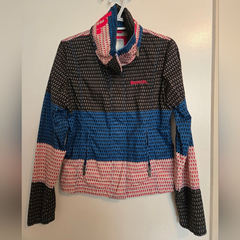 Bench Multicolor Patterned Softshell Jacket